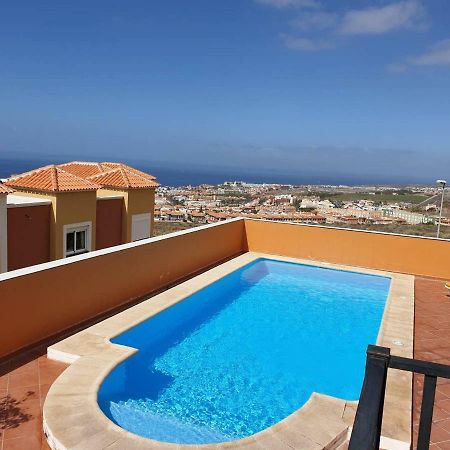 Villa Roque Del Conde With Private Pool, Terrace With Fantastic Sea Views, Wifi, Garden, Garage Adeje Zewnętrze zdjęcie