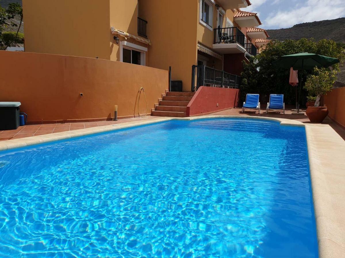 Villa Roque Del Conde With Private Pool, Terrace With Fantastic Sea Views, Wifi, Garden, Garage Adeje Zewnętrze zdjęcie