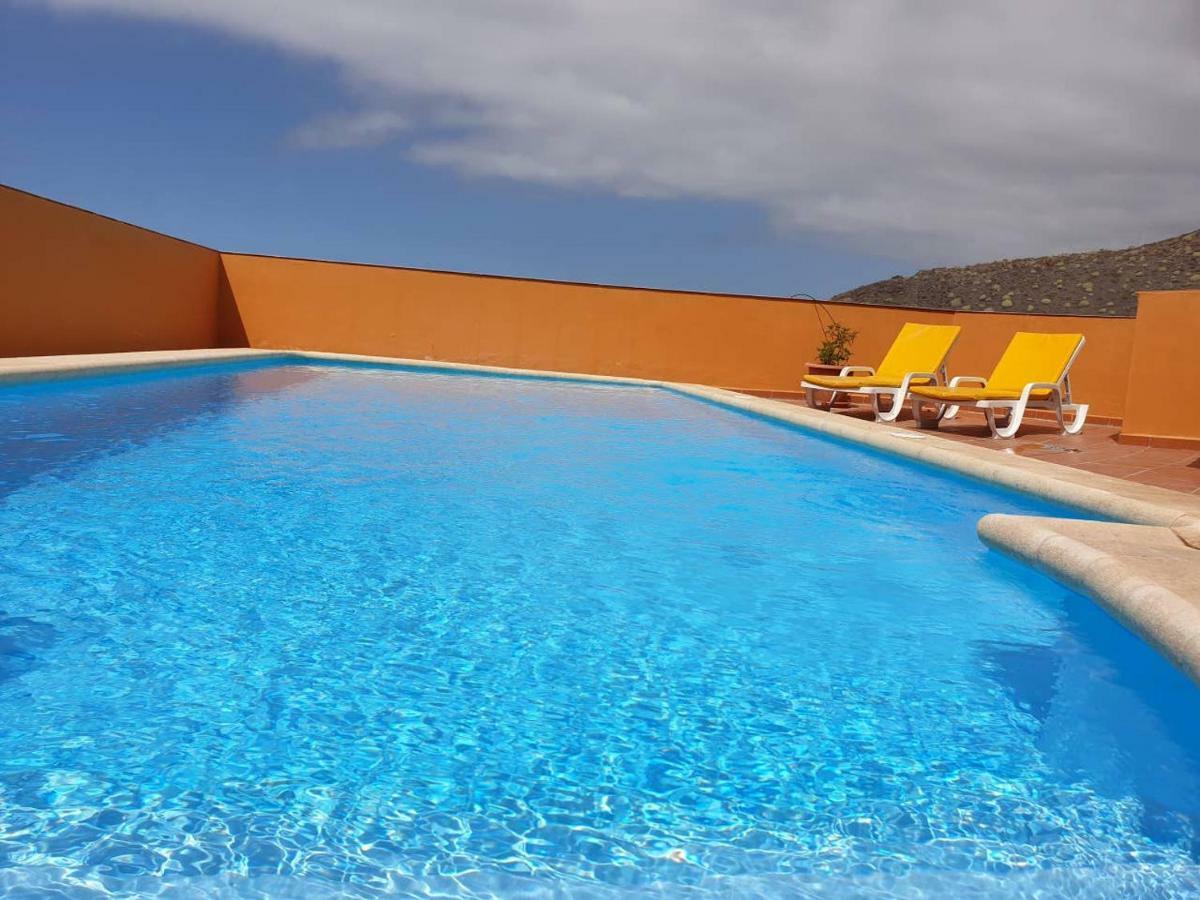 Villa Roque Del Conde With Private Pool, Terrace With Fantastic Sea Views, Wifi, Garden, Garage Adeje Zewnętrze zdjęcie